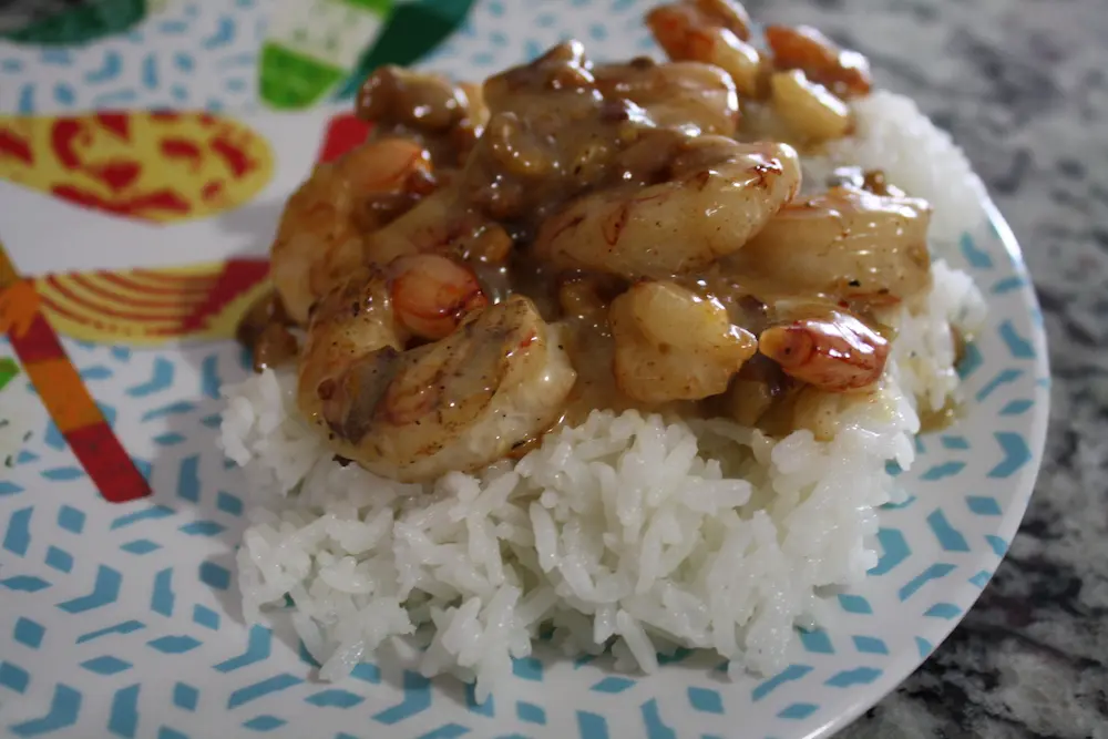 Grilled Honey Walnut Shrimp