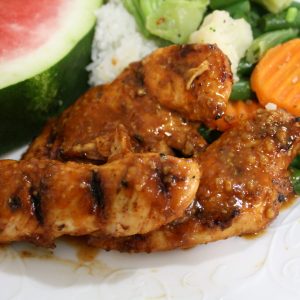 grilled pineapple sriracha chicken