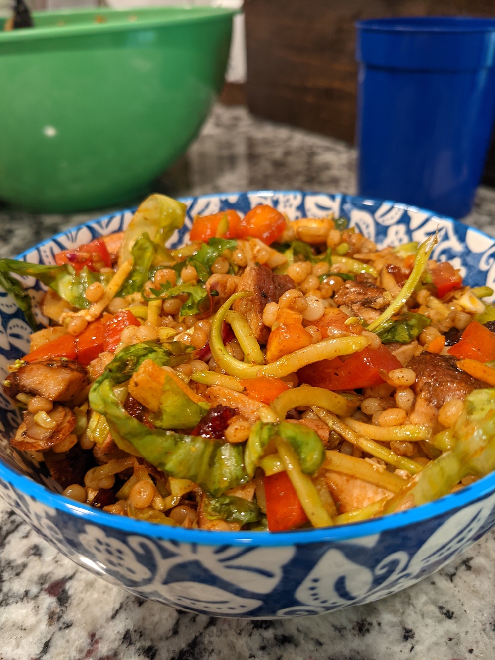 Grilled Chicken Couscous Salad