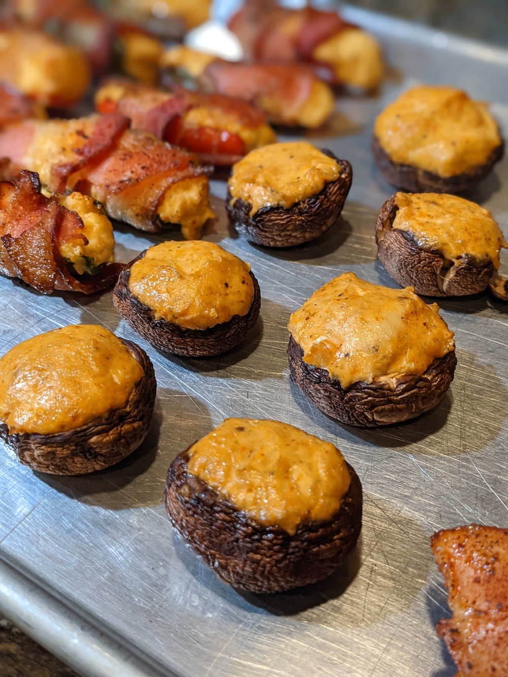 Cream Cheese Stuffed Mushrooms